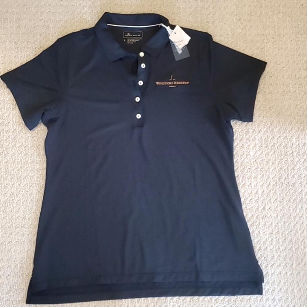 NWT Peter Millar Women's Golf Shirt UPF 50+ Sun Protection Size Large
